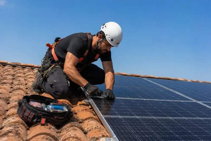 Maintenance et monitoring de panneaux solaires au Grès